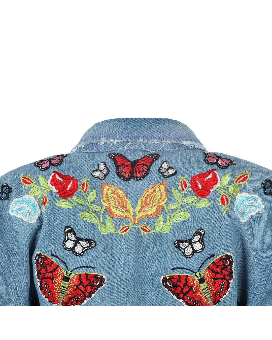 Butterfly Bomb Jacket - Denim by Meghan Fabulous