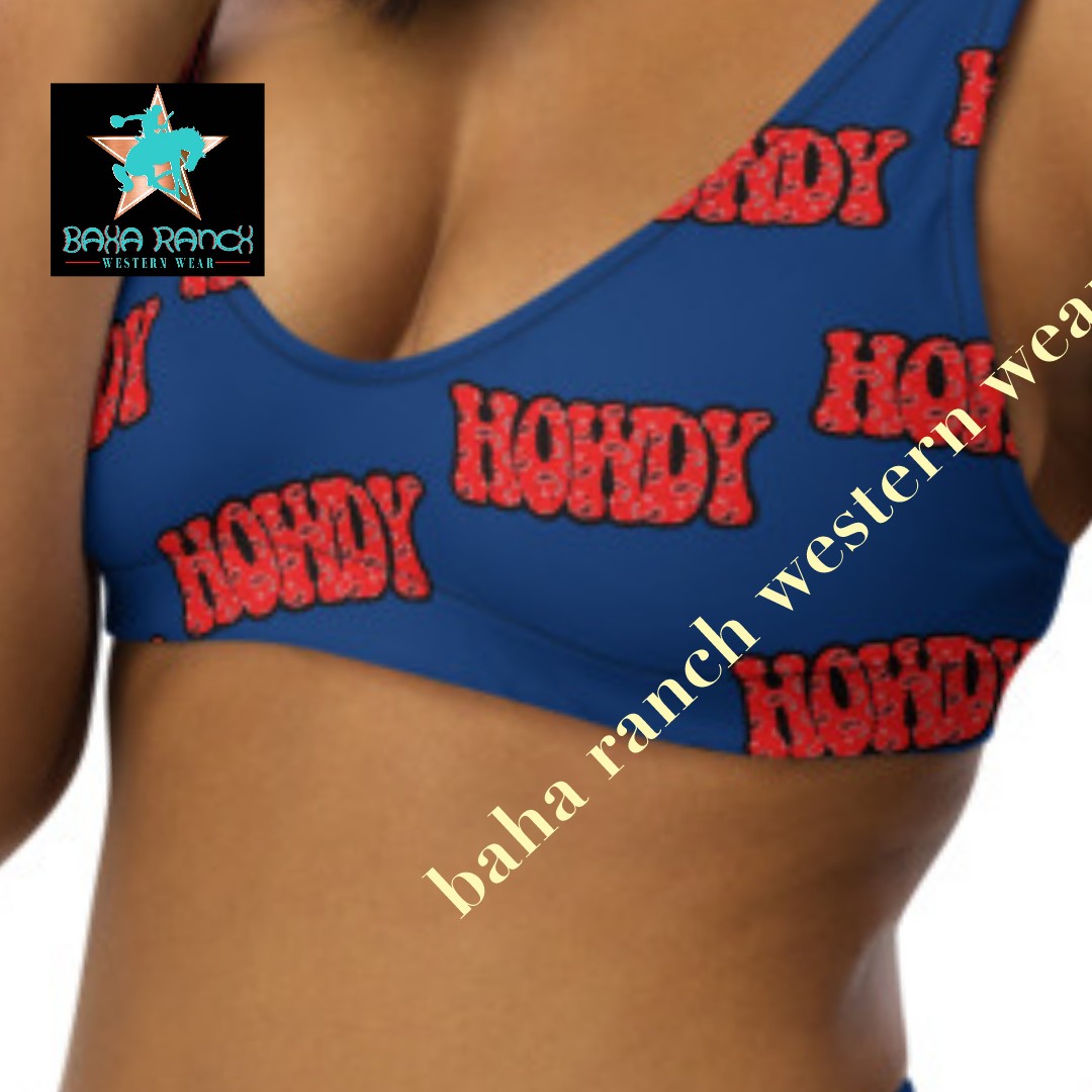 Yeehaw Howdy Bikini by Baha Ranch Western Wear