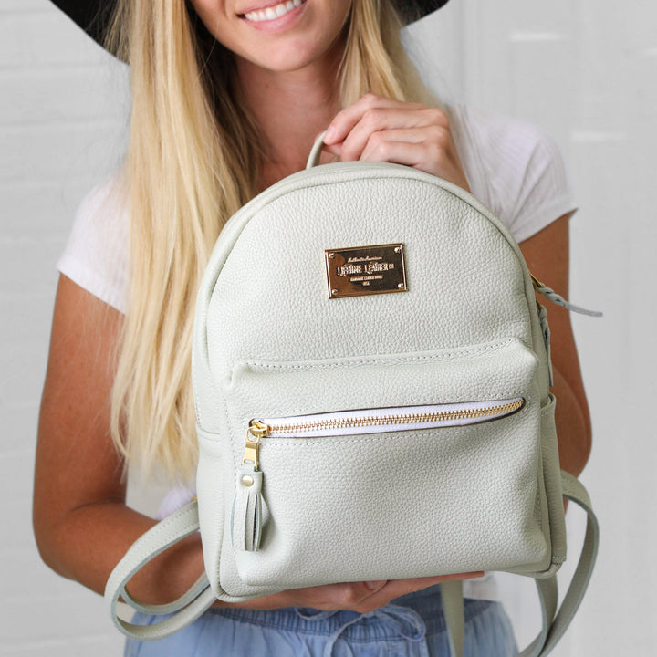 Leather Backpack by Lifetime Leather Co