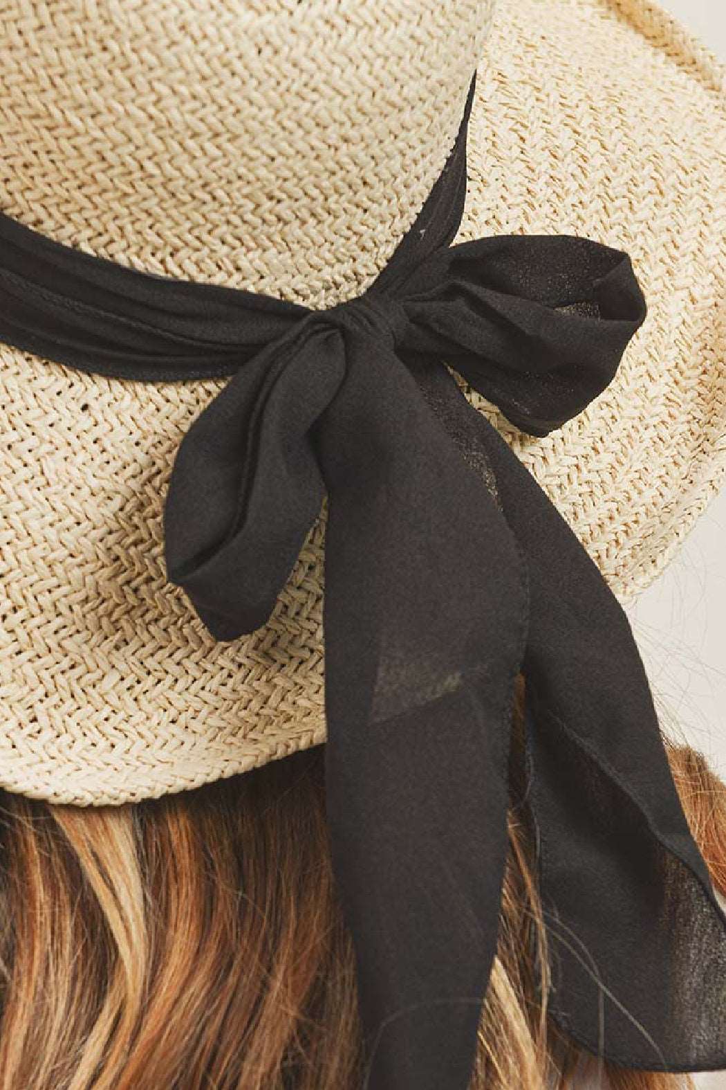 Packable Straw Beach Hat by Embellish Your Life