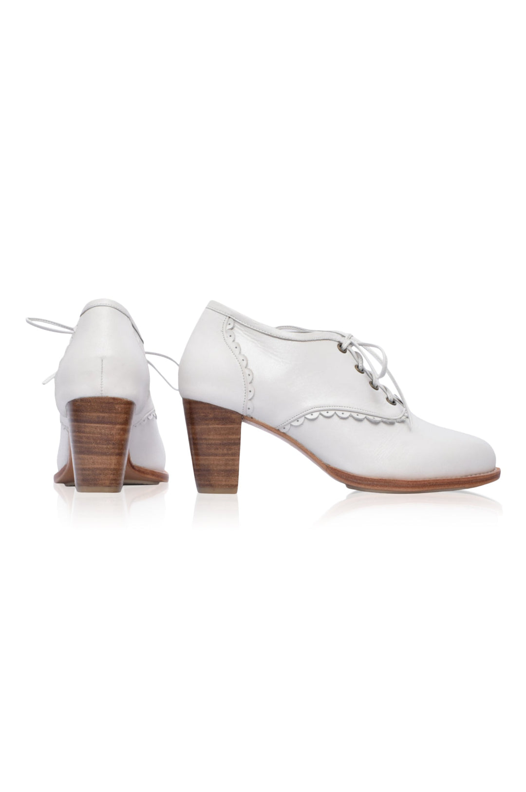 Lace Oxford Heels by ELF
