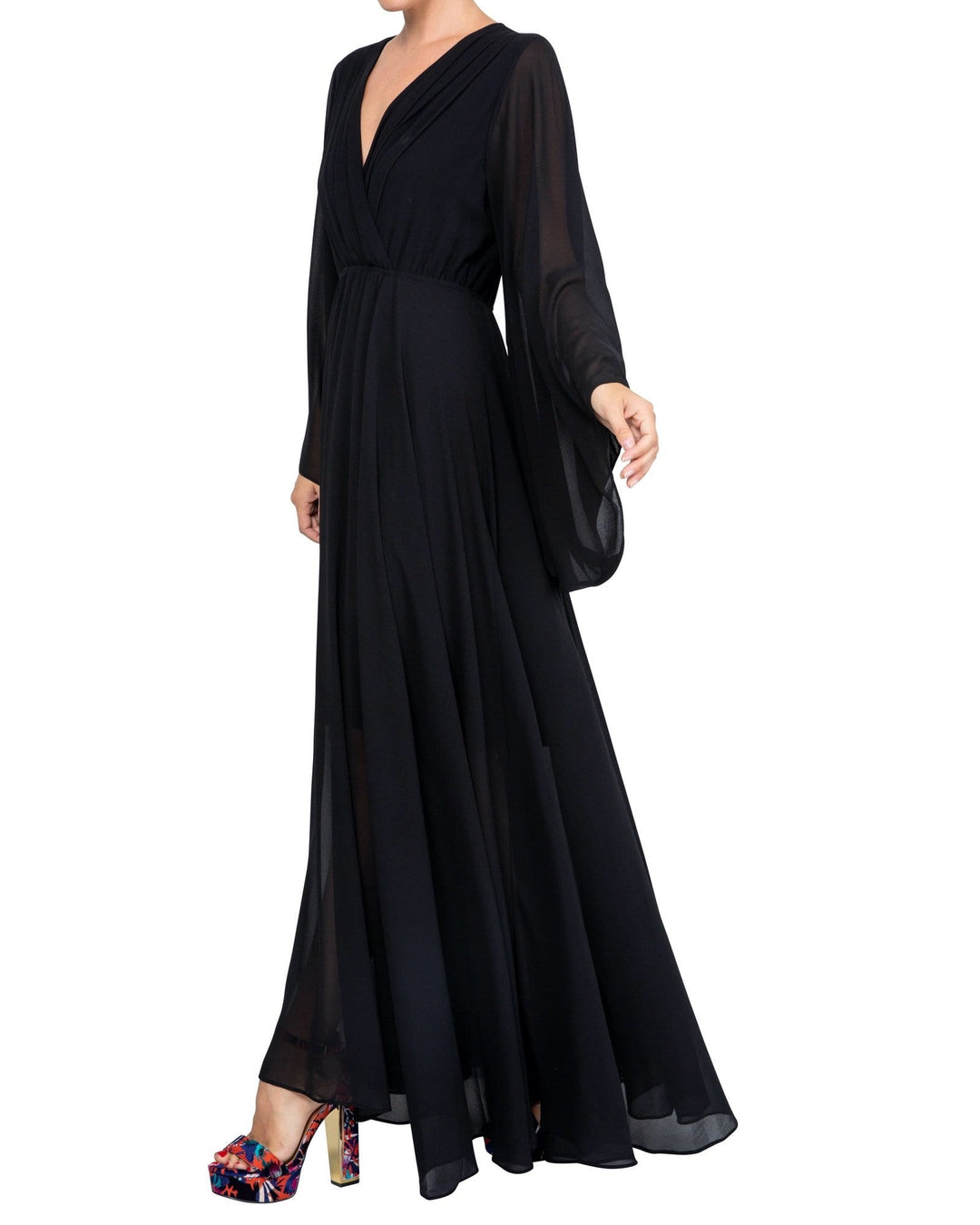 Sunset Maxi Dress - Black by Meghan Fabulous