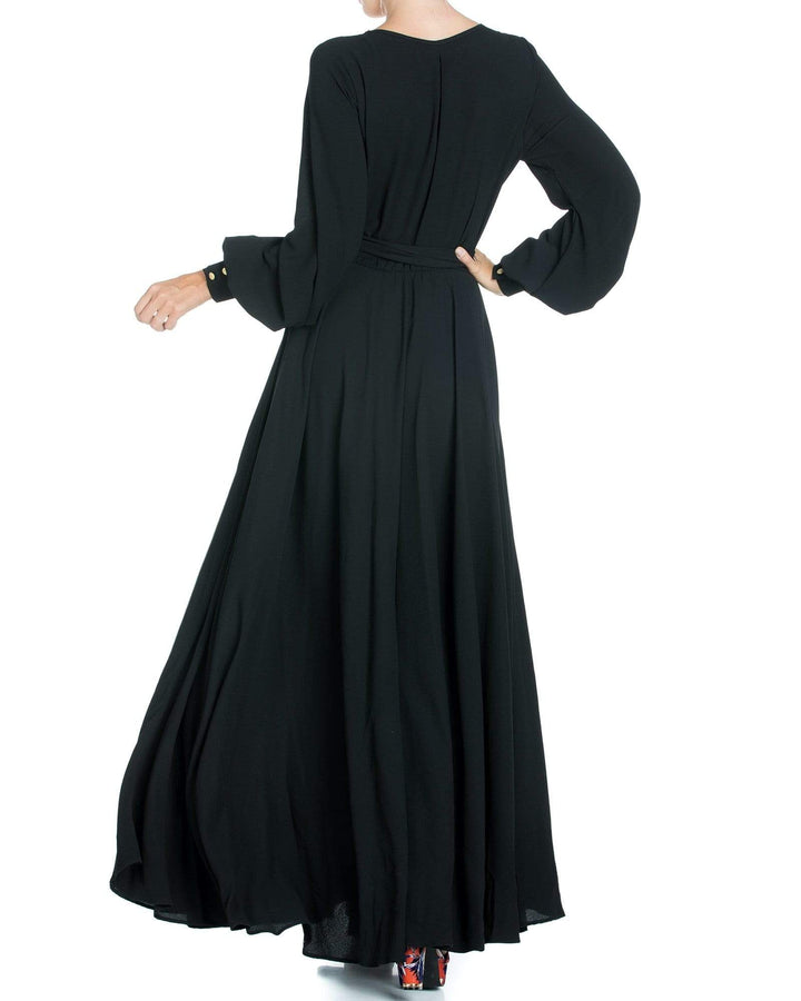 LilyPad Maxi Dress - Black by Meghan Fabulous