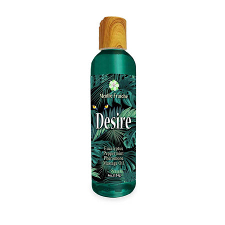 Desire Pheromone Massage Oil Eucalyptus/Peppermint 4 oz. by Sexology