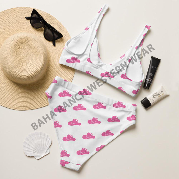 Yeehaw Pink Hat Yeehaw Bikini by Baha Ranch Western Wear