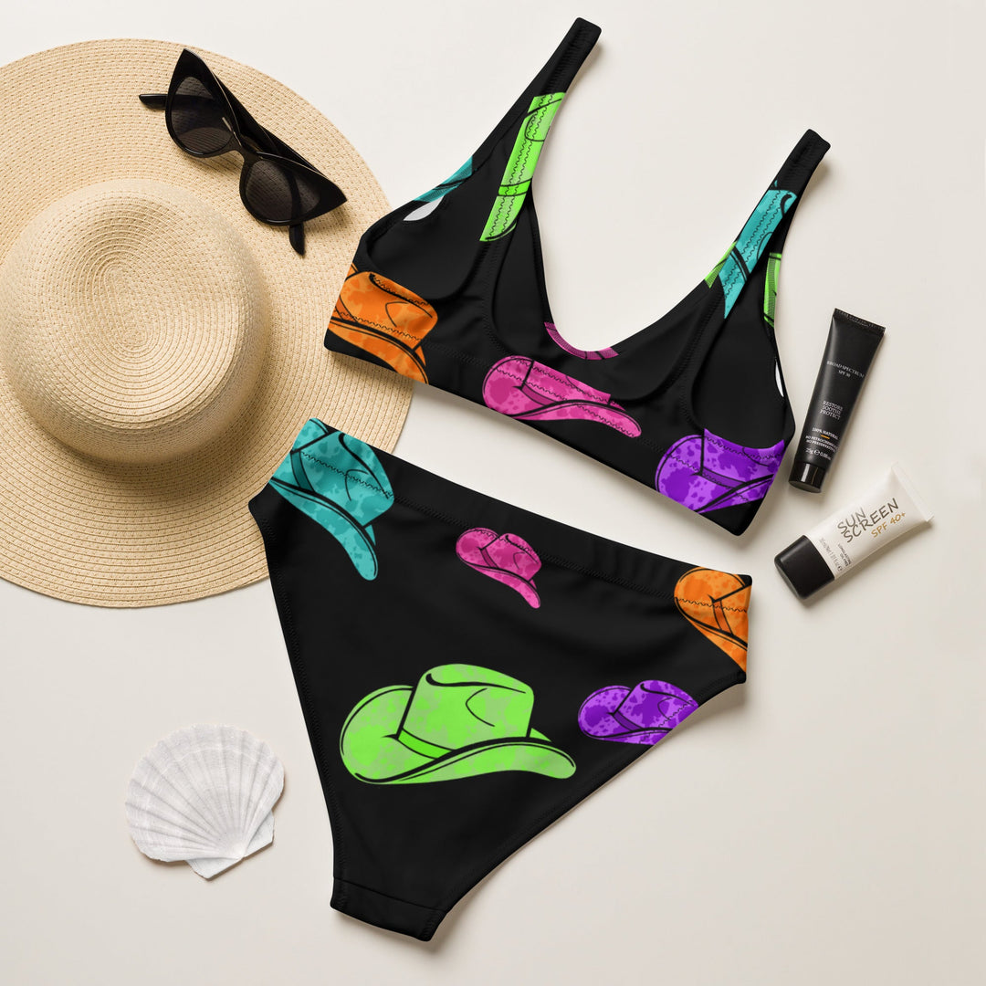 Yeehaw All Neon Hat Bikini by Baha Ranch Western Wear