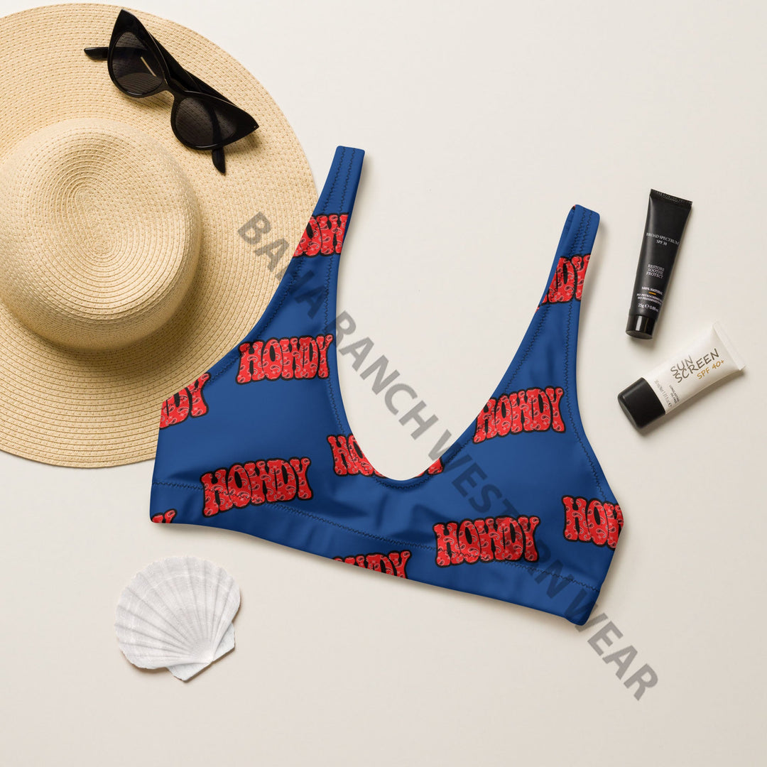 Yeehaw Howdy Bikini Top by Baha Ranch Western Wear