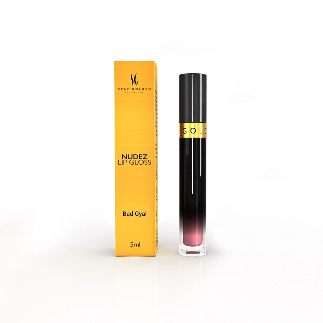 Bad Gyal Iconic Nudez Lip Gloss by Stay Golden Cosmetics