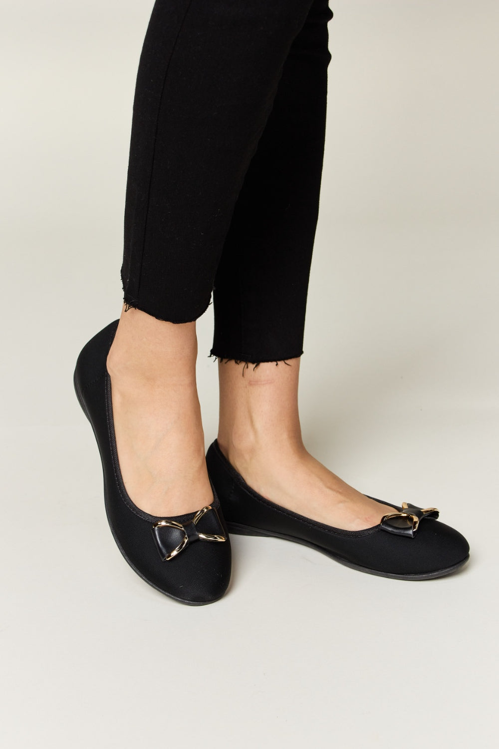 Forever Link Metal Buckle Flat Loafers by Coco Charli