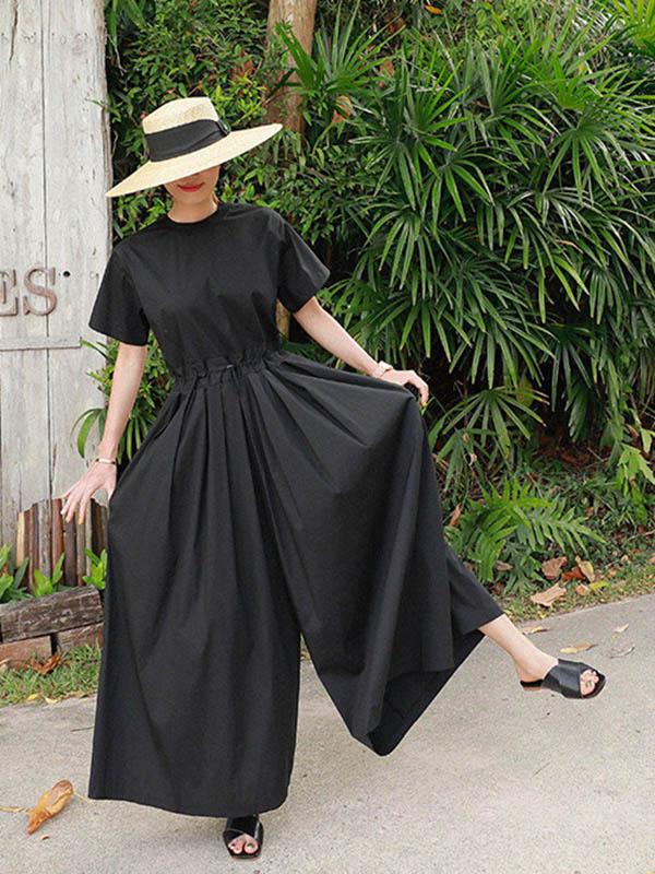 Casual Wide-leg Jumpsuit by migunica
