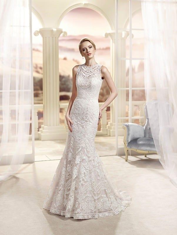 Bateau Neckline Lace Fit-to-Flare Gown Style 1021 Size 12 Bateau Neckline Lace Fit-to-Flare Gown Style 1021 Size 12