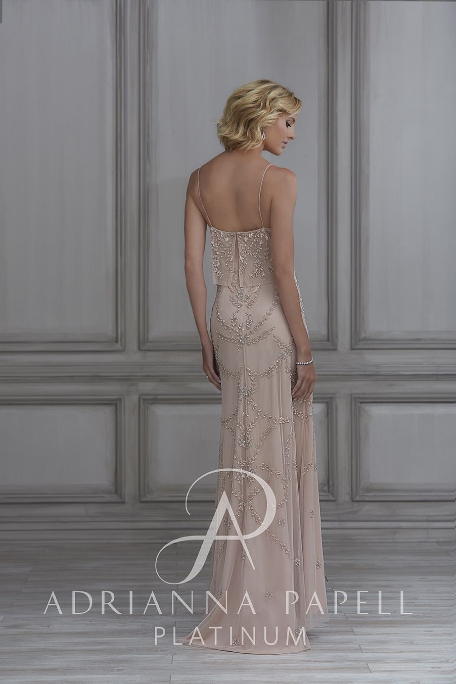 Adrianna Papell Beaded Formal Gown Style 40112 Size 6