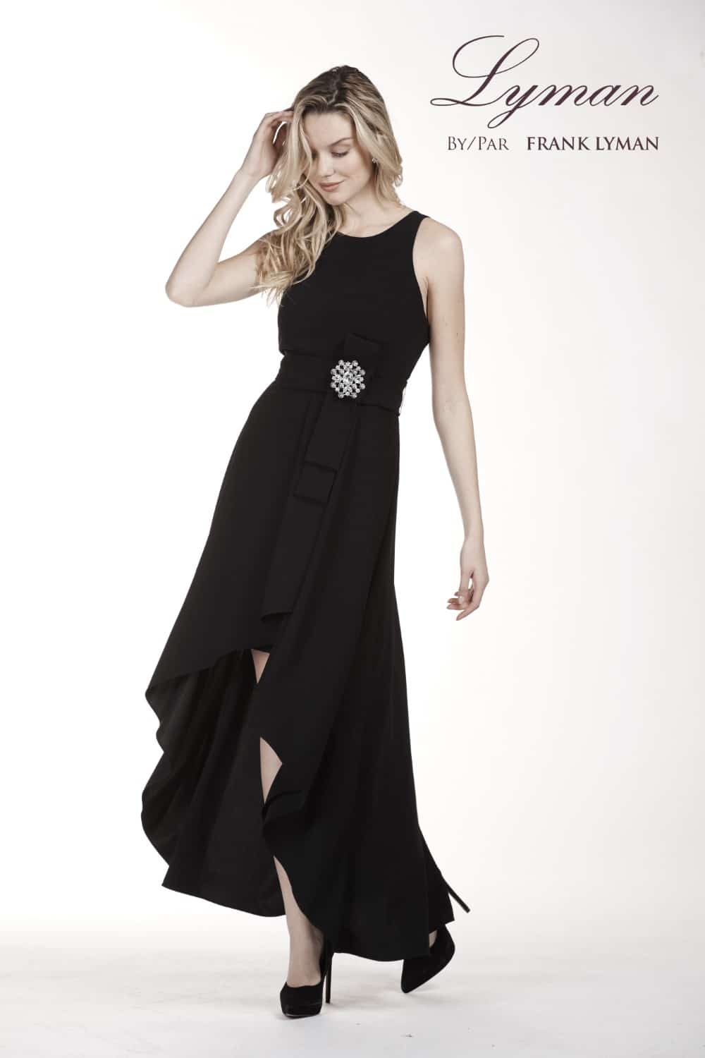 green emerald velvet dress Frank Lyman 268293 Red Floral Evening Dress main image 0