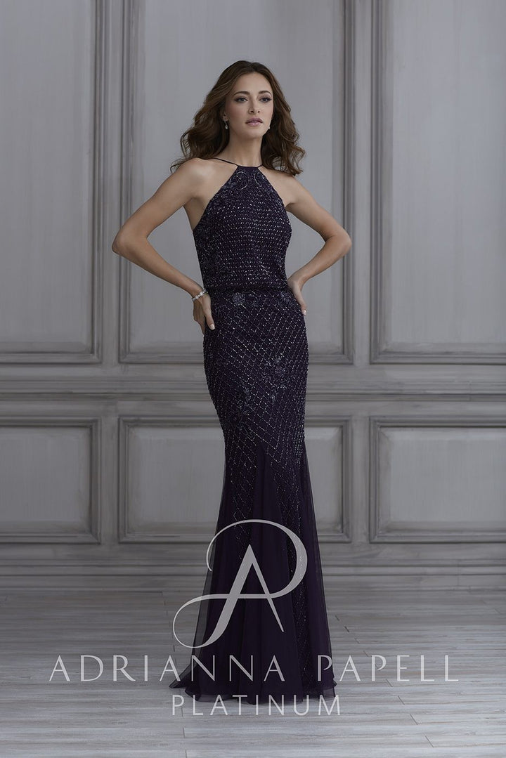 Adrianna Papell Beaded Formal Gown Style 40134 Size 12