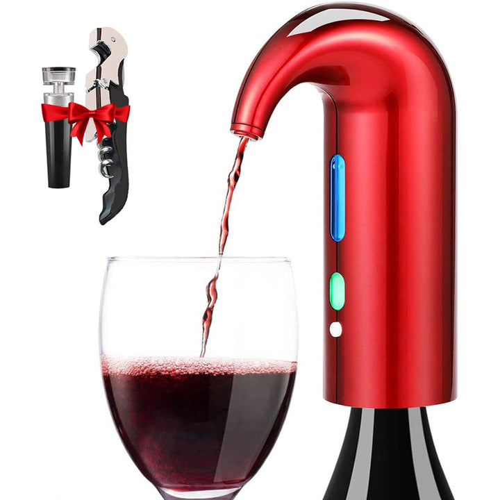 Electric Wine Aerator Dispenser - Portable Premium Wine Accessory