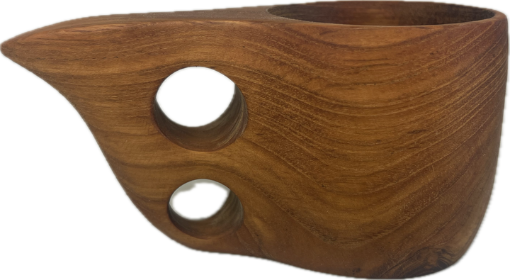 Teak Kuksa Coffee & Tea Mug by Tuckahoe Hardwoods
