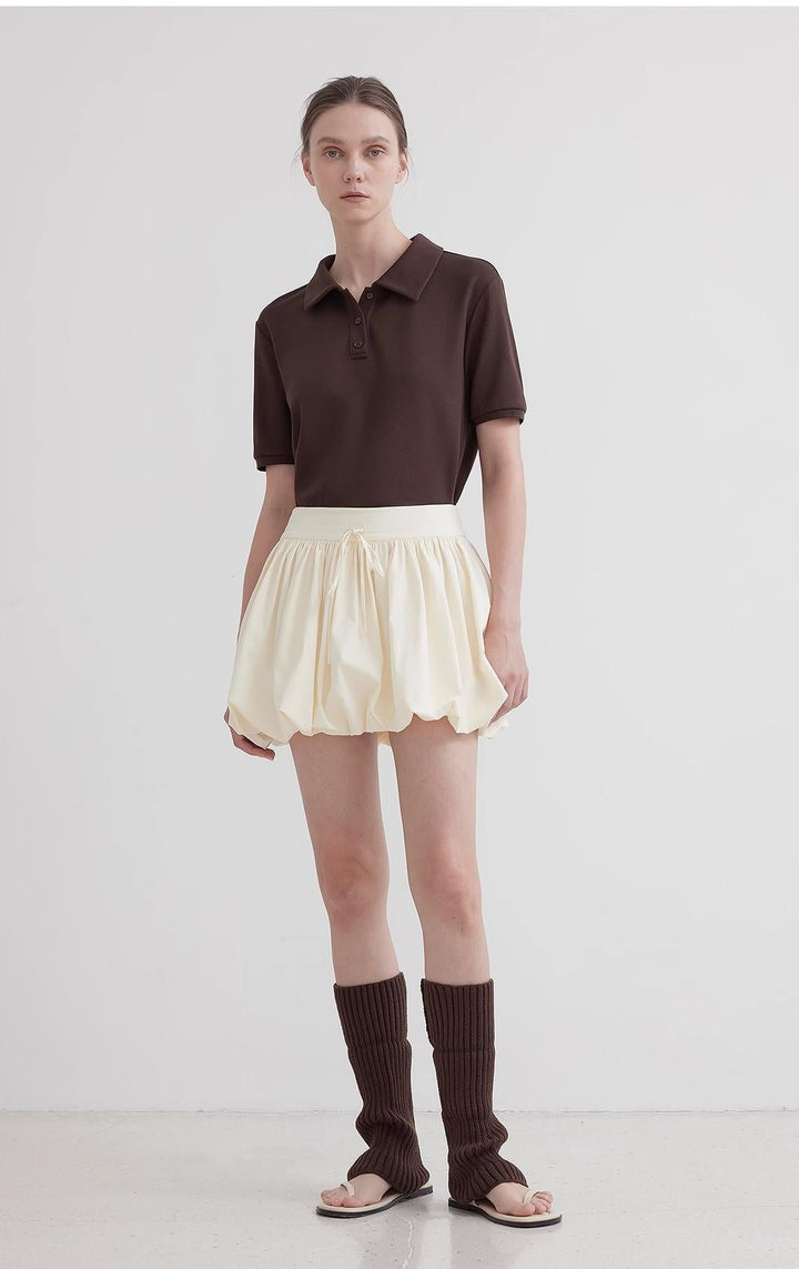 "Alice" low waist anti-exposure flower bud short skirt for women by Firelady Fur