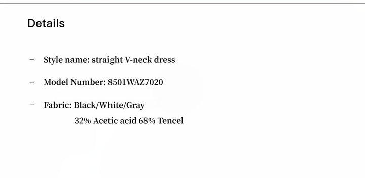Elegant and intellectual triacetate Tencel blended skin-friendly transparent splicing design V-neck dress by Firelady Fur