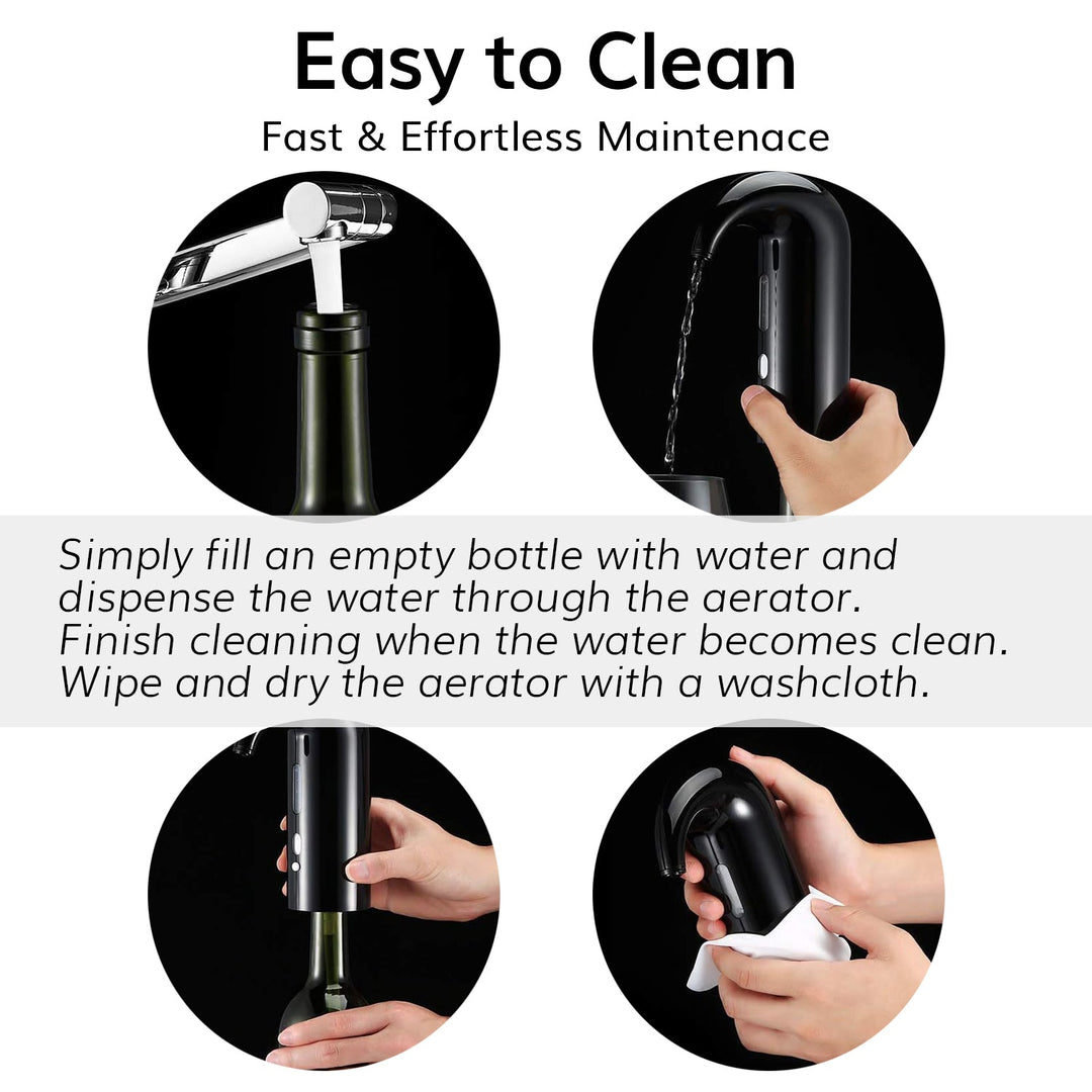 Electric Wine Aerator Dispenser - Portable Premium Wine Accessory