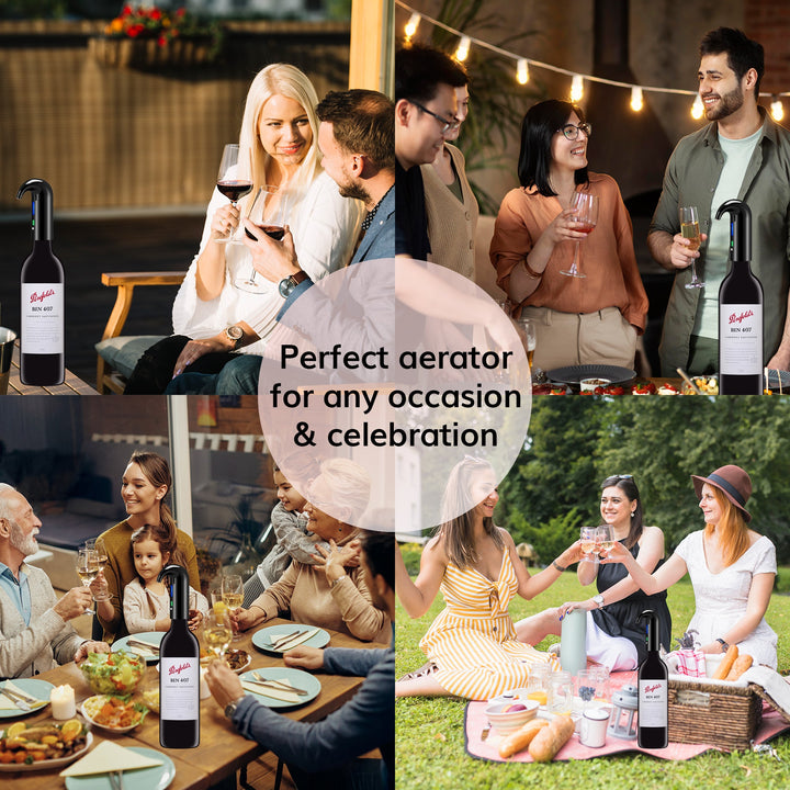 Electric Wine Aerator Dispenser - Portable Premium Wine Accessory