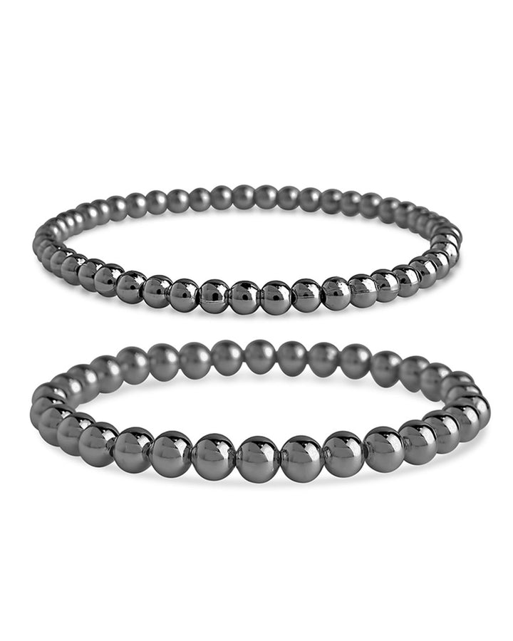Beaded Stretch Bracelet Sets by Sterling Forever