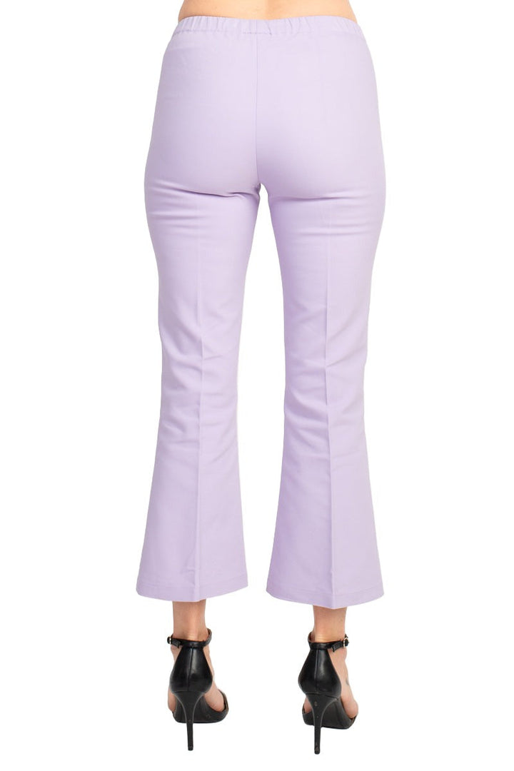 Peace of Cloth Regan Crop Flare Stretch Cotton Pant