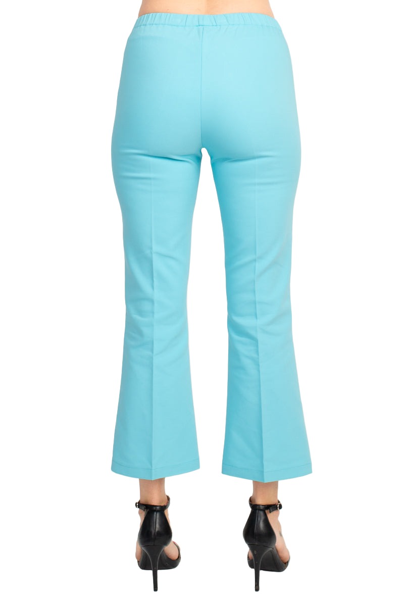 Peace of Cloth Regan Crop Flare Stretch Cotton Pant