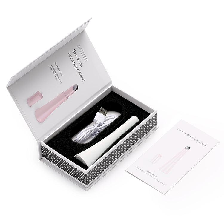Eye & Lip Sonic Vibration Heat Therapy Massager Wand - 3 Level - 42℃ by ZAQ Skin & Body