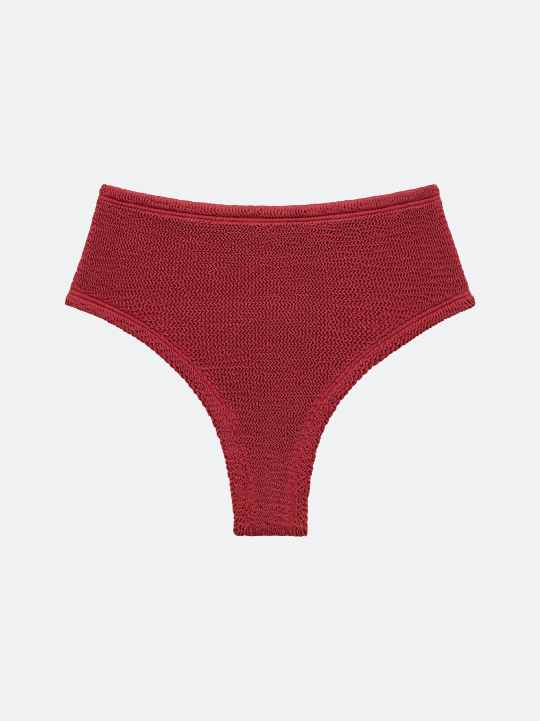 BALBOA HIGH WAISTED BIKINI BOTTOM - CHERRY