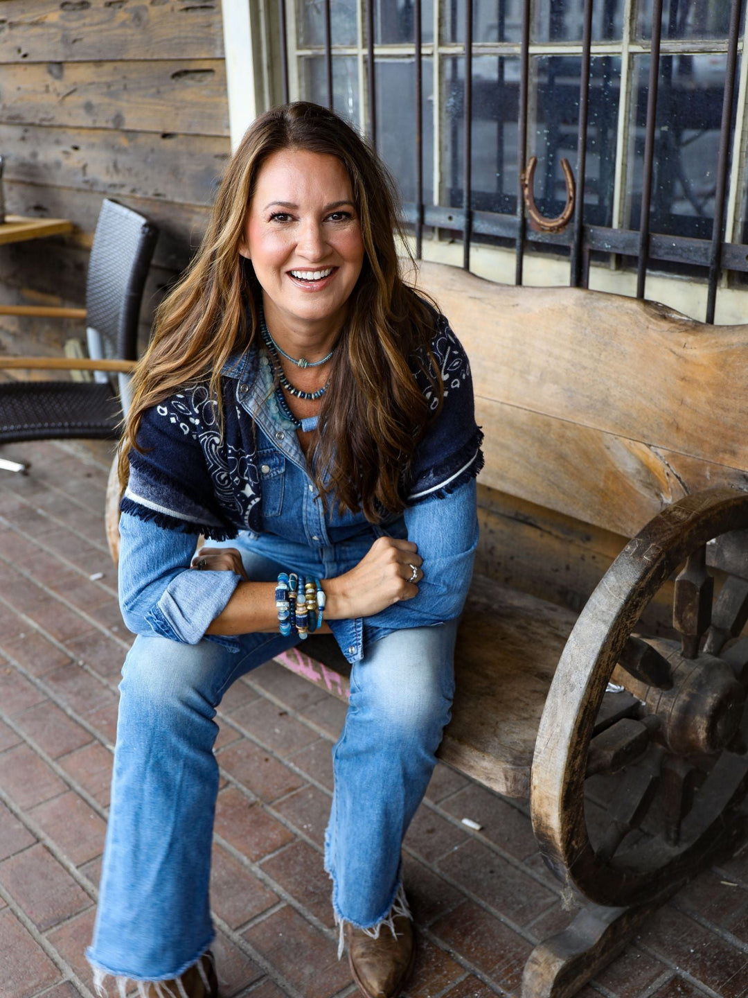 Woven Classic Necklace | Denim