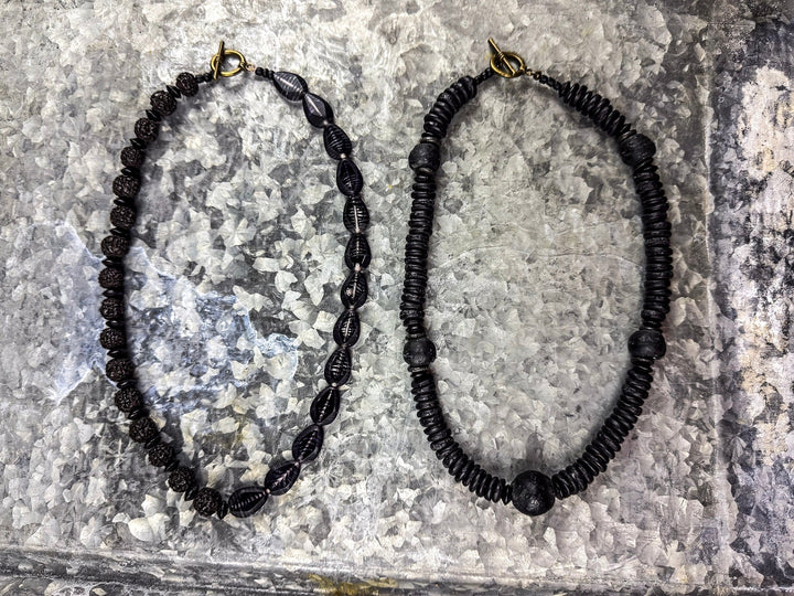 Classic Glass Necklace | Nightfall