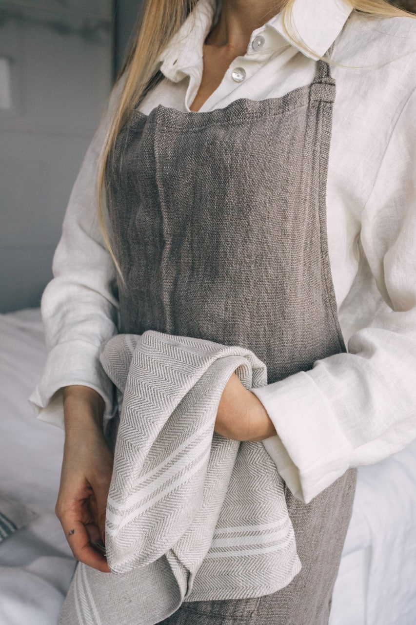 Culinary Linen Apron by Linen Way