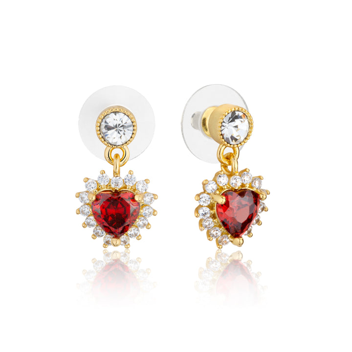 Star-crossed Lovers Heart Earrings
