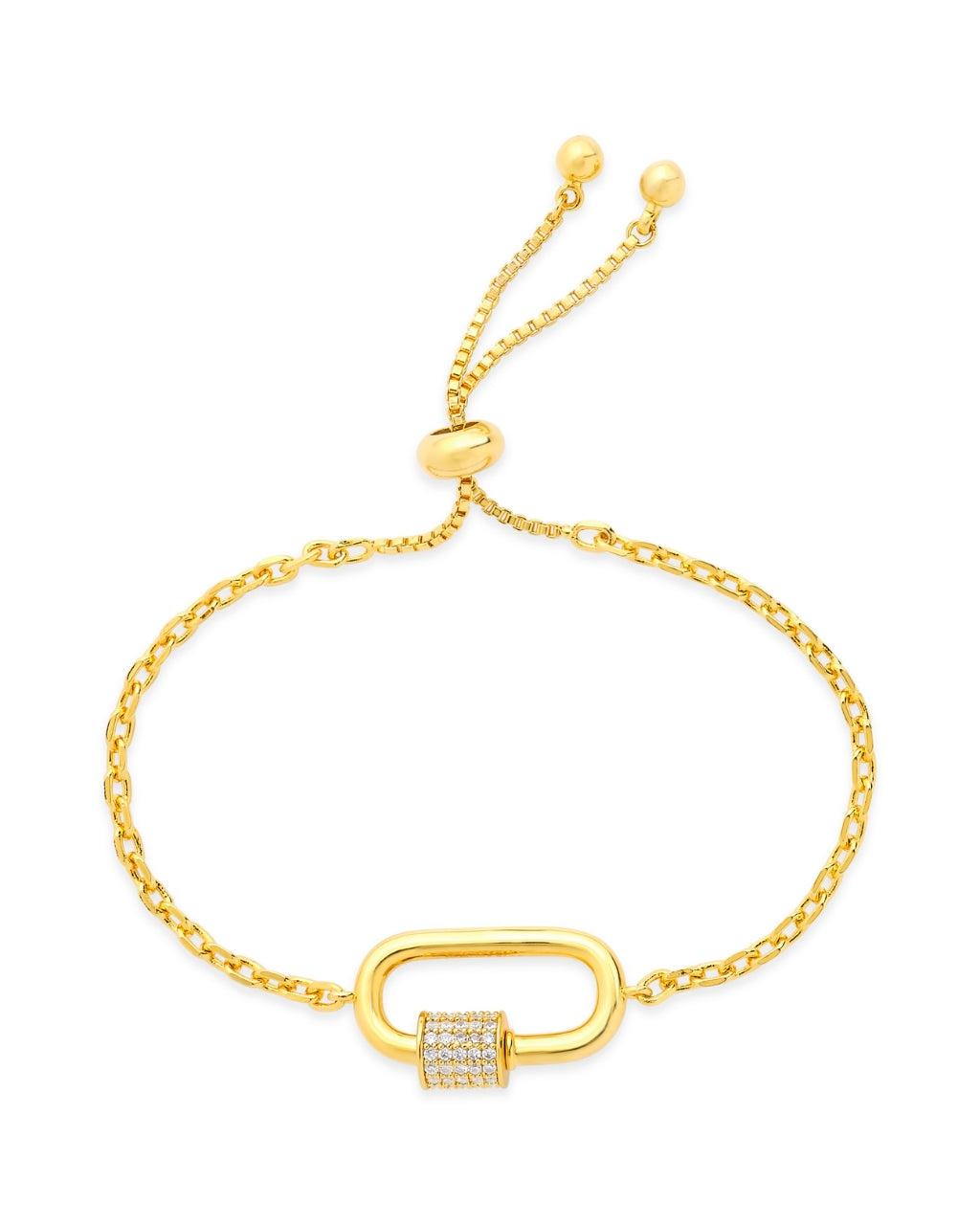 Carabiner Bolo Bracelet