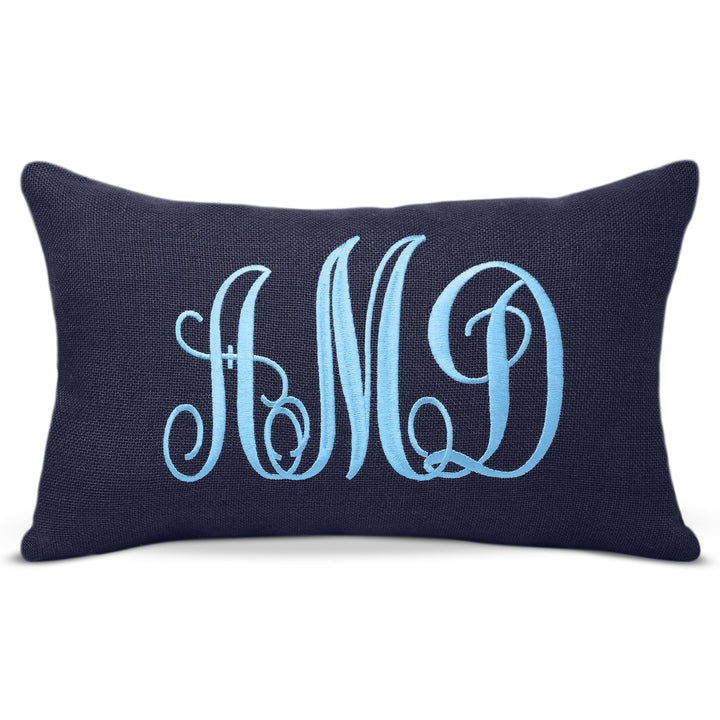 Monogram Personalized Throw Pillow Cover by Amore Beauté
