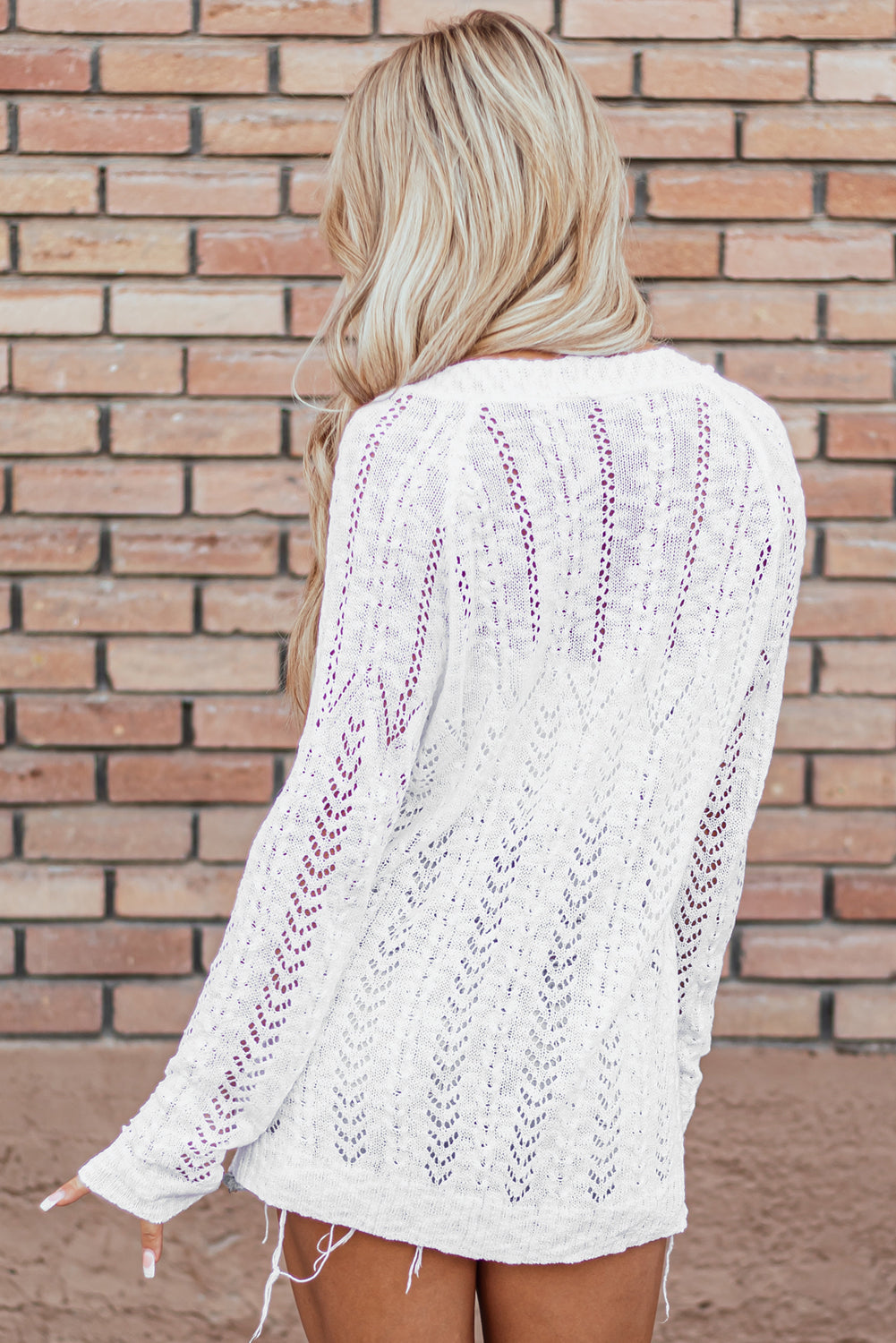 Open Knit Cardigan by Poppy Lee Lane