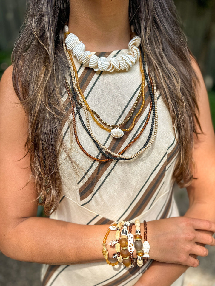 Layer Necklace Set of 5 | Batik Sand