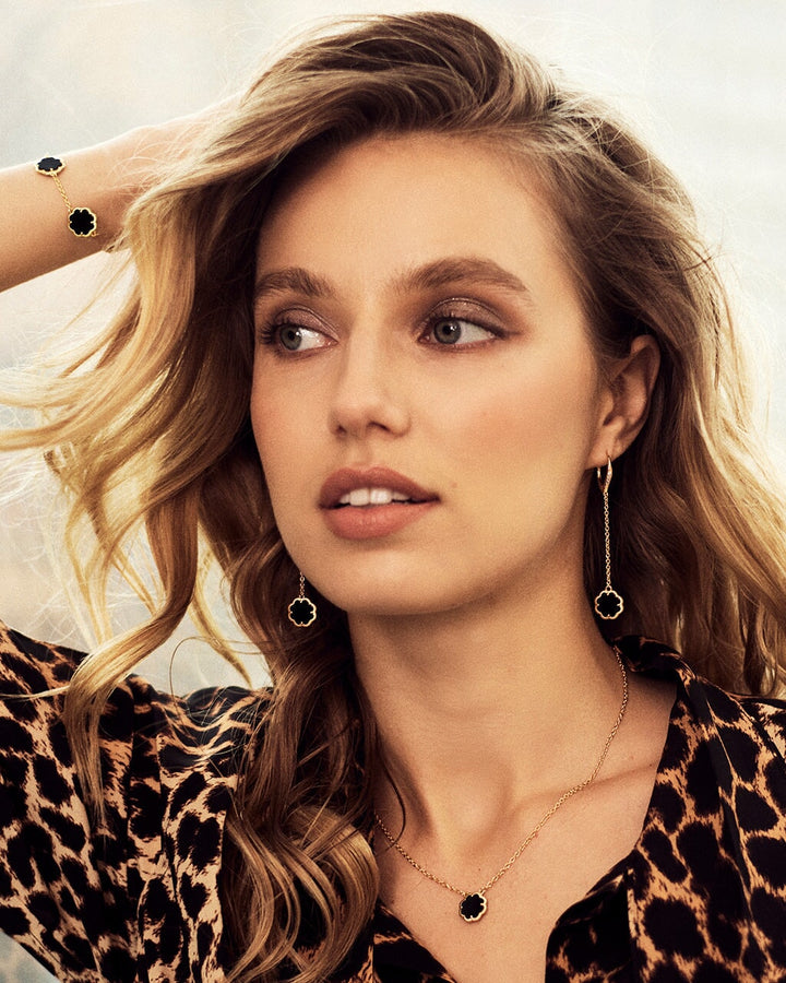 Rose Petal Station Bracelet by Sterling Forever