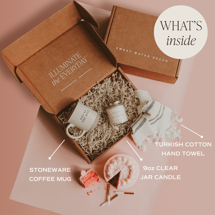 Happy Bithday Gift Box by Sweet Water Decor