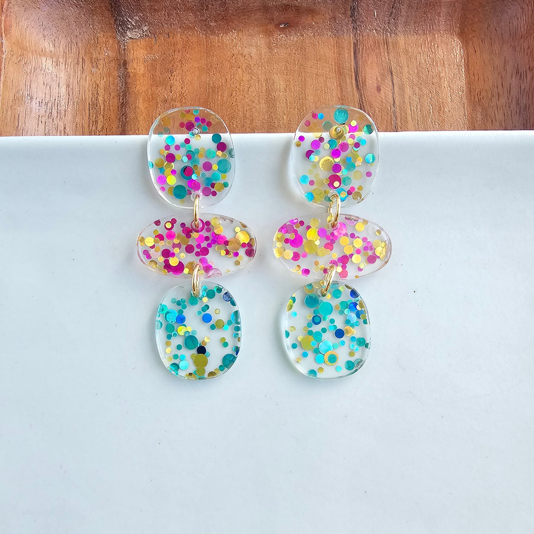 Florence Earrings - Confetti by Spiffy & Splendid