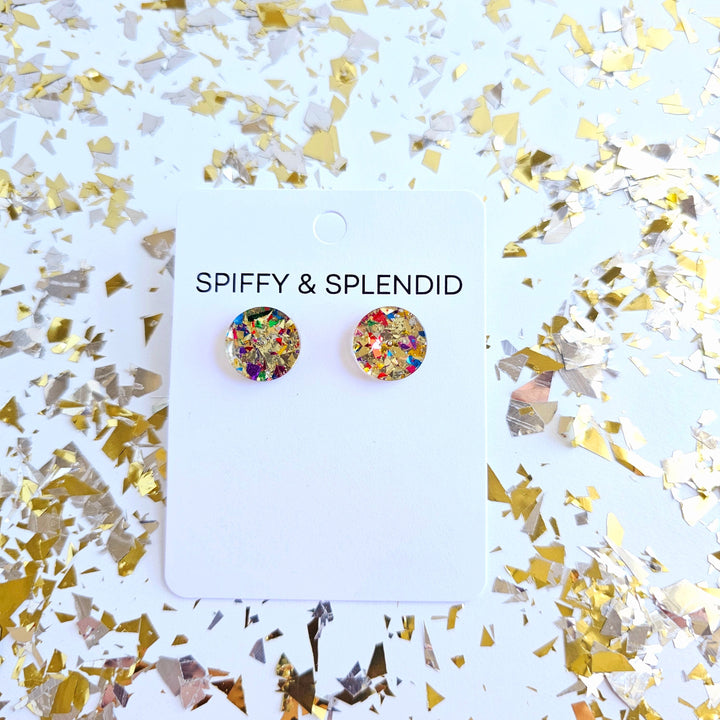 Sophie Studs - Gold Sparkle by Spiffy & Splendid