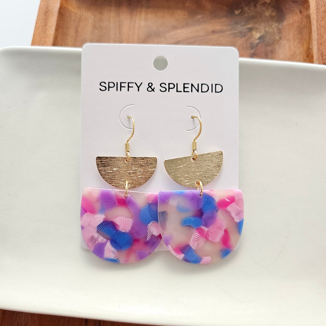 Harper Earrings - Cotton Candy by Spiffy & Splendid