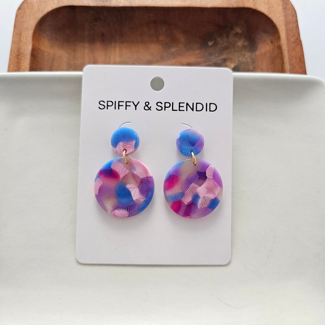 Addy Earrings - Cotton Candy by Spiffy & Splendid