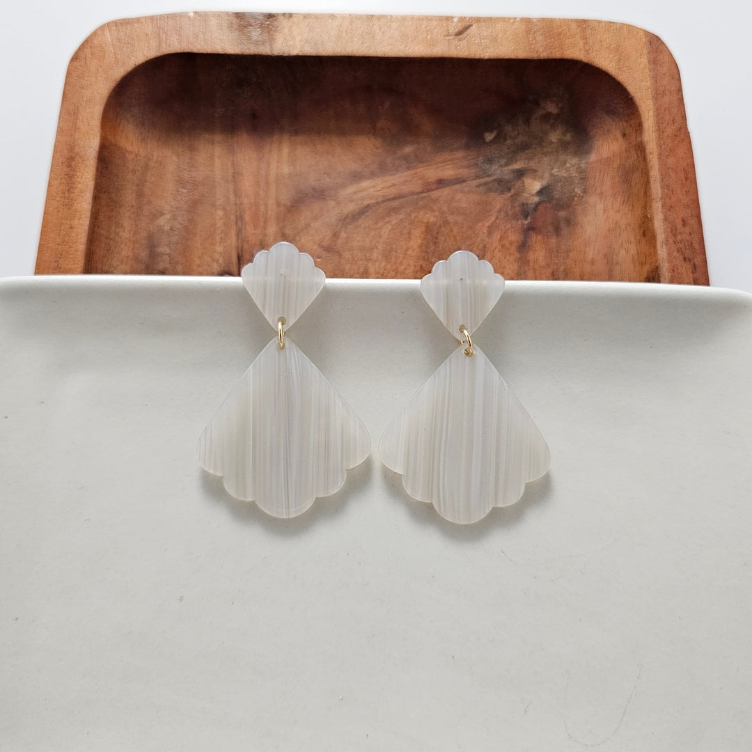 Ariel Earrings - Seashell by Spiffy & Splendid