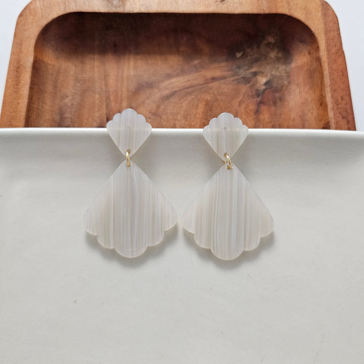 Ariel Earrings - Seashell by Spiffy & Splendid