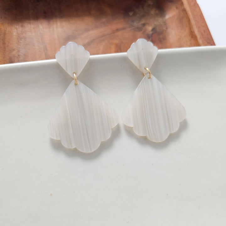 Ariel Earrings - Seashell by Spiffy & Splendid