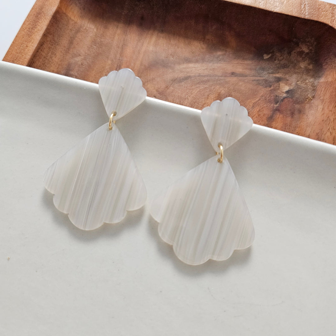Ariel Earrings - Seashell by Spiffy & Splendid