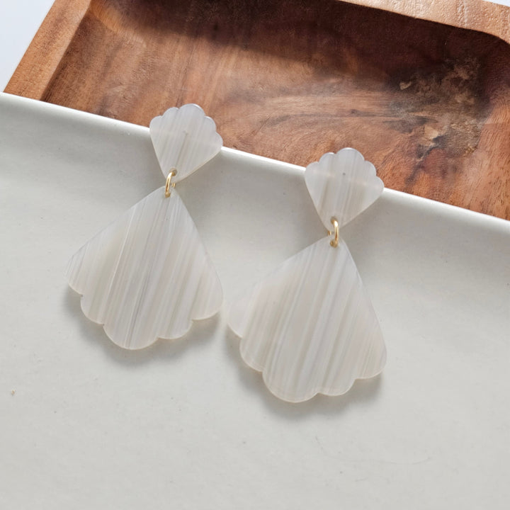 Ariel Earrings - Seashell by Spiffy & Splendid