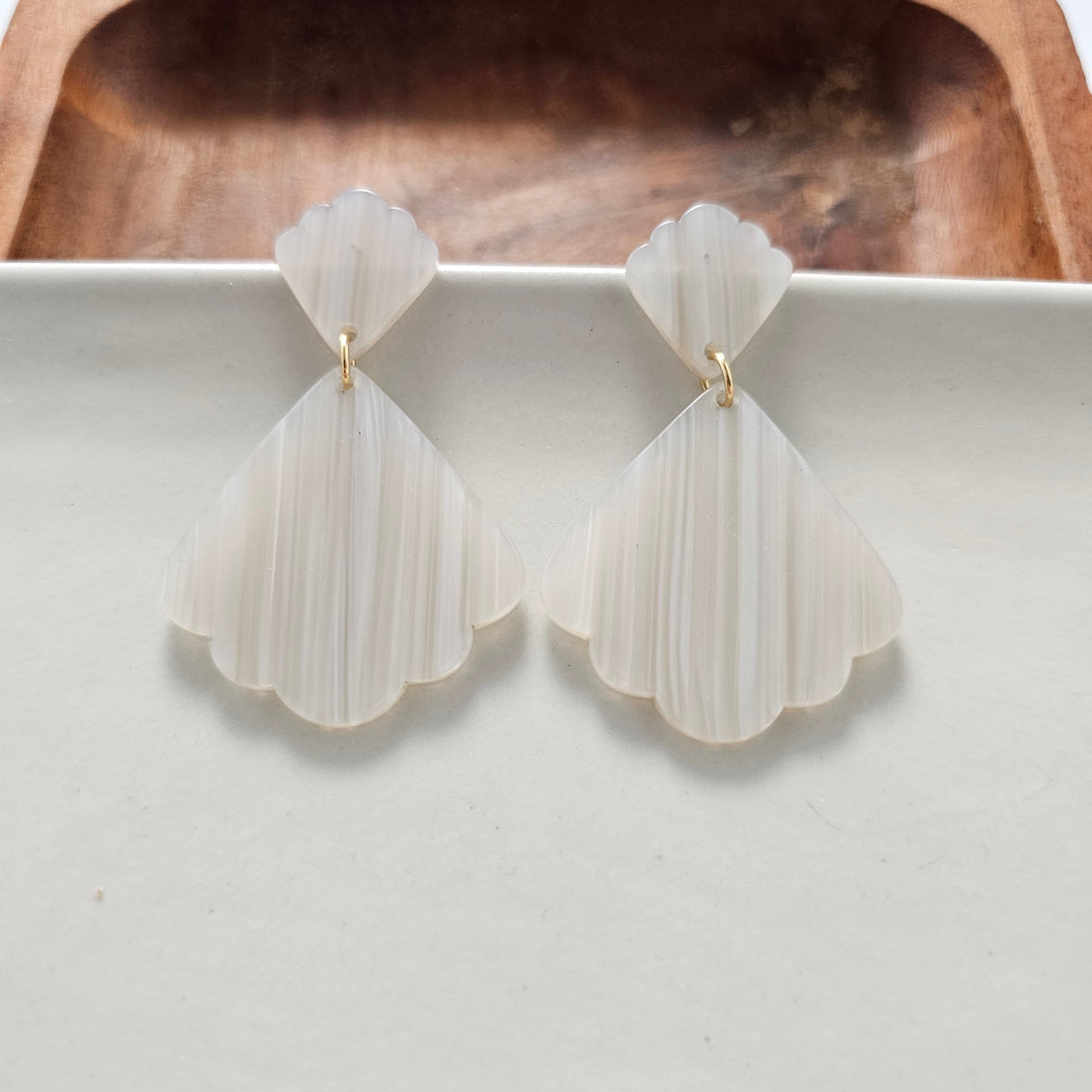 Ariel Earrings - Seashell by Spiffy & Splendid