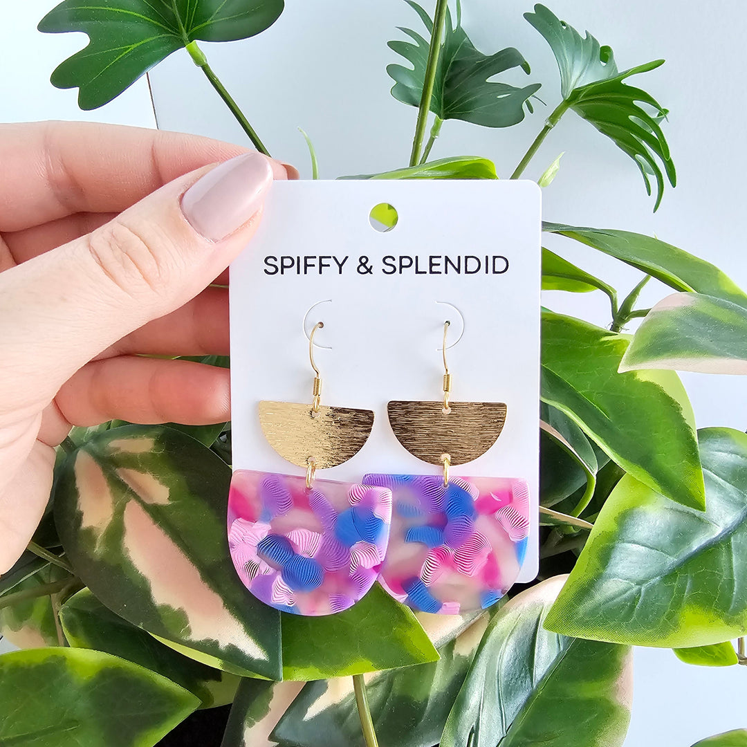Harper Earrings - Cotton Candy by Spiffy & Splendid
